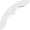 Ekena Millwork 3-in. W x 16-in. D x 16-in. H Ozark Architectural Grade PVC Knee Brace BRCP03X16X16OZK - alternate 2